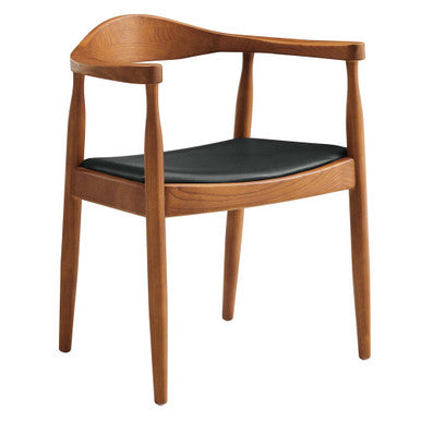 Modway EEI-649-BLK Presidential Dining Armchair Black