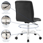 EEI-1533 Prim Armless Mid Back Office Chair by Modway