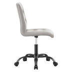 EEI-4975 Prim Armless Vegan Leather Office Chair by Modway