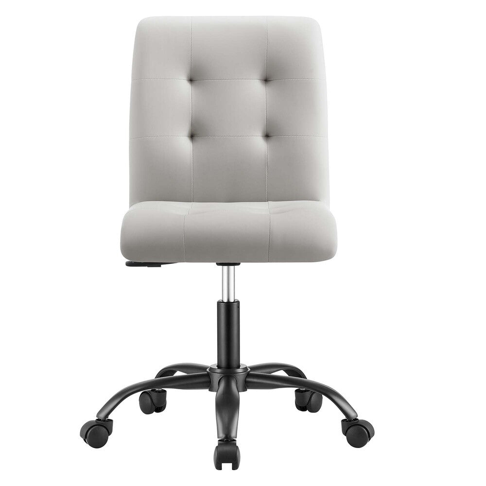 EEI-4975 Prim Armless Vegan Leather Office Chair by Modway