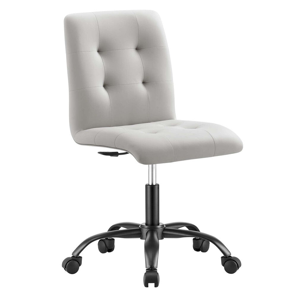 EEI-4975 Prim Armless Vegan Leather Office Chair by Modway