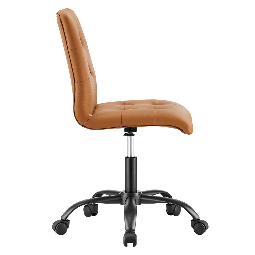 EEI-4975 Prim Armless Vegan Leather Office Chair by Modway