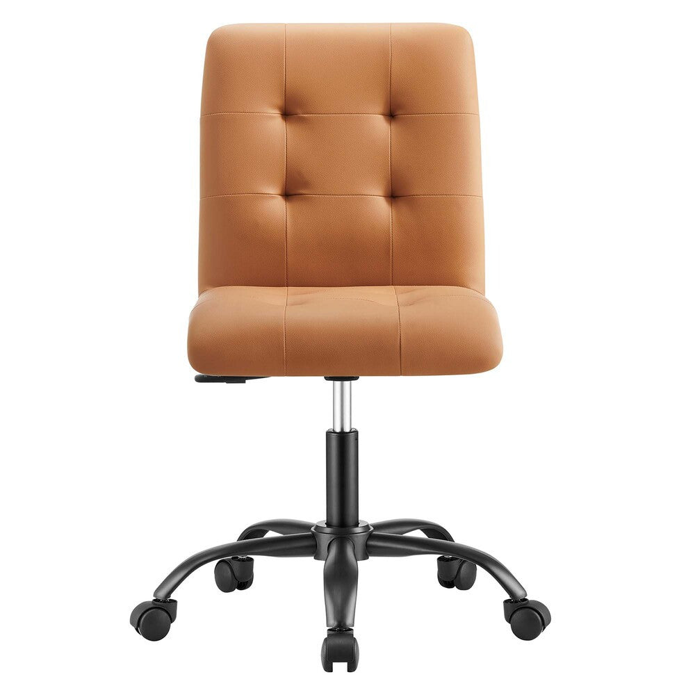 EEI-4975 Prim Armless Vegan Leather Office Chair by Modway