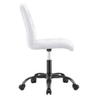 EEI-4975 Prim Armless Vegan Leather Office Chair by Modway