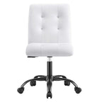 EEI-4975 Prim Armless Vegan Leather Office Chair by Modway