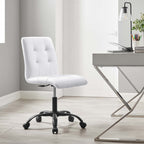 EEI-4975 Prim Armless Vegan Leather Office Chair by Modway