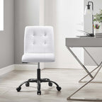 EEI-4975 Prim Armless Vegan Leather Office Chair by Modway