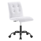 EEI-4975 Prim Armless Vegan Leather Office Chair by Modway