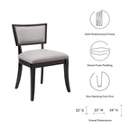 Modway Pristine Upholstered Fabric Dining Chairs Set of 2 by Modway-EEI-4557