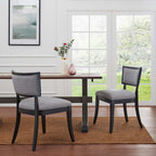 Modway Pristine Upholstered Fabric Dining Chairs Set of 2 by Modway-EEI-4557
