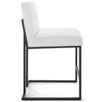 Modway Privy Black Stainless Steel Upholstered Fabric Counter Stool by Modway-EEI-3854