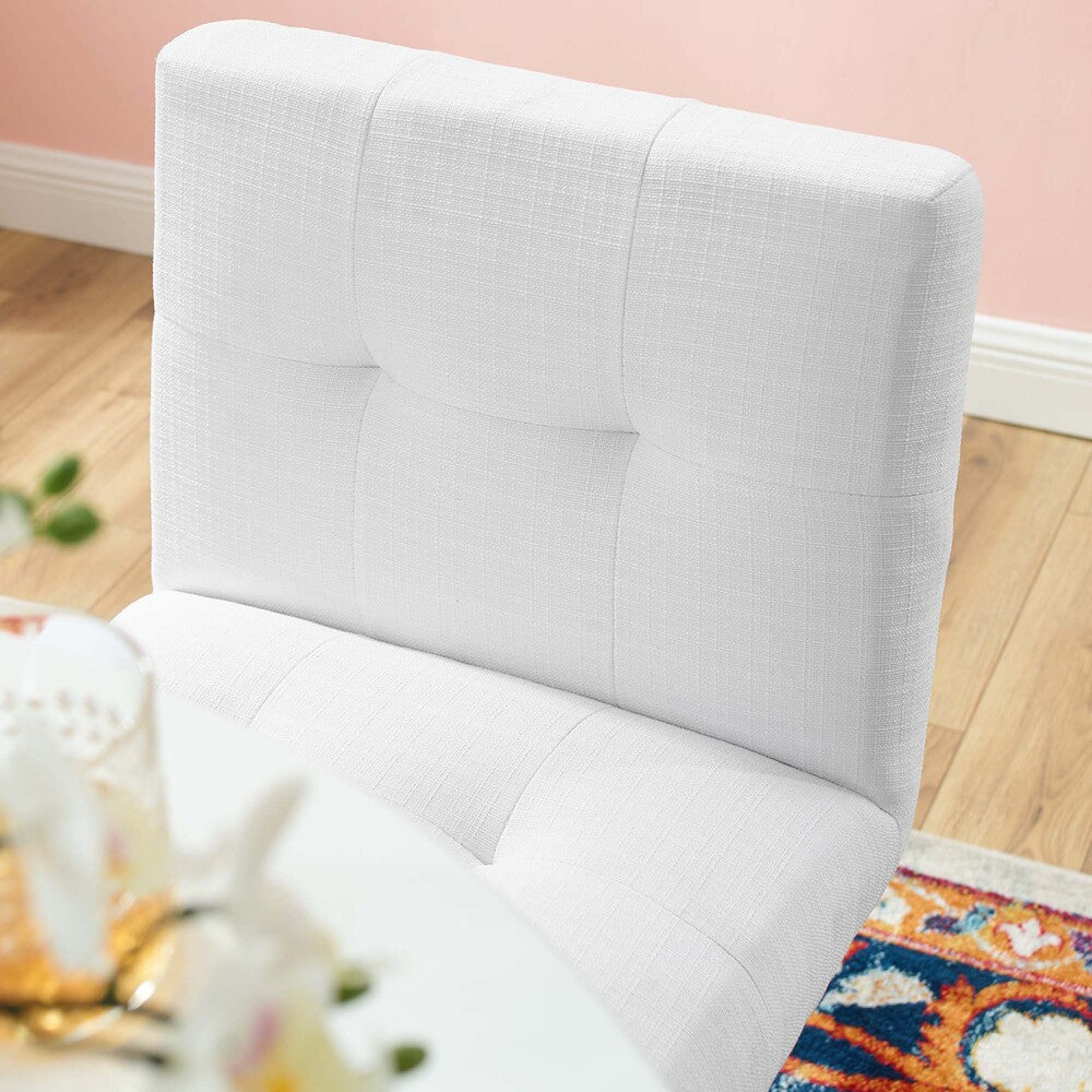 Modway Privy Gold Stainless Steel Upholstered Fabric Counter Stool by Modway-EEI-3852