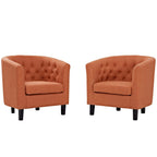Modway Prospect 2 Piece Upholstered Fabric Armchair Set by Modway-EEI-3150