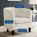 Modway Prospect Upholstered Fabric Armchair by Modway-EEI-2551