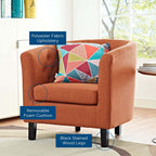 Modway Prospect Upholstered Fabric Armchair by Modway-EEI-2551