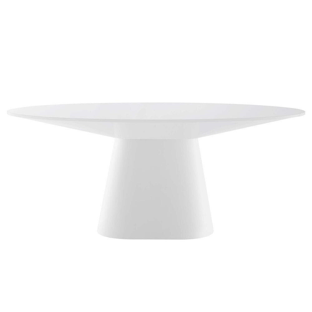 EEI-4912-WHI Provision 75" Oval Dining Table by Modway