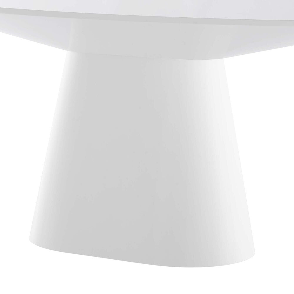 EEI-4912-WHI Provision 75" Oval Dining Table by Modway
