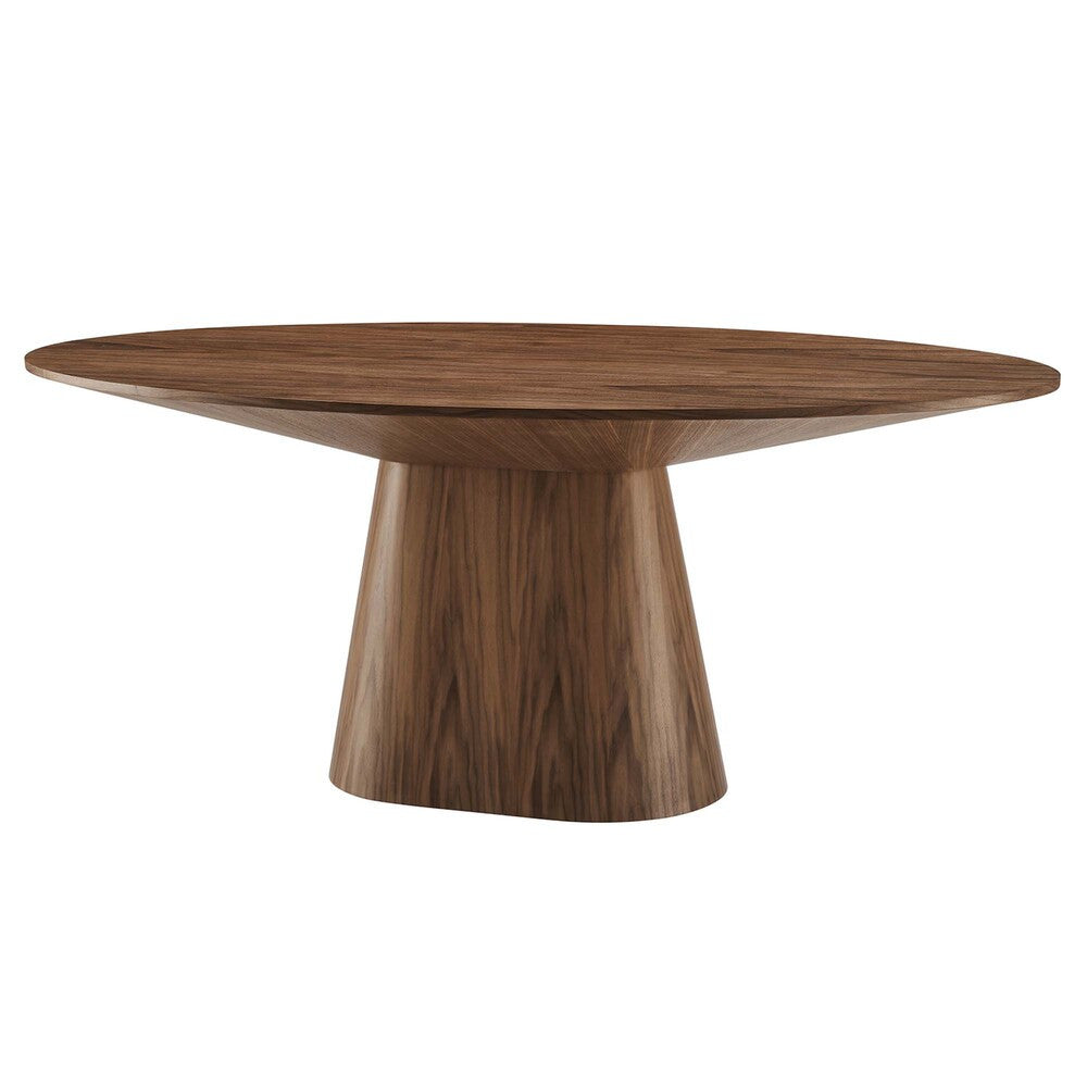 EEI-6066-WAL-SET Provision 75" Oval Dining Table by Modway
