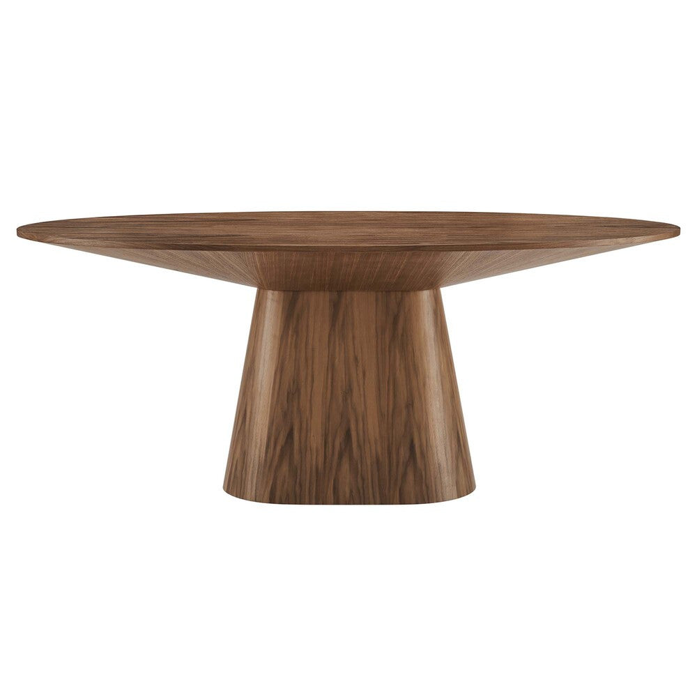 EEI-6066-WAL-SET Provision 75" Oval Dining Table by Modway