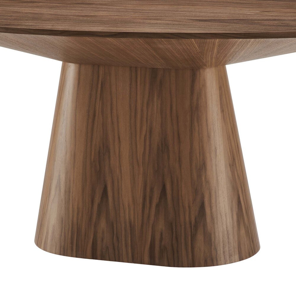 EEI-6066-WAL-SET Provision 75" Oval Dining Table by Modway