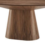 EEI-6066-WAL-SET Provision 75" Oval Dining Table by Modway