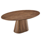 EEI-6066-WAL-SET Provision 75" Oval Dining Table by Modway