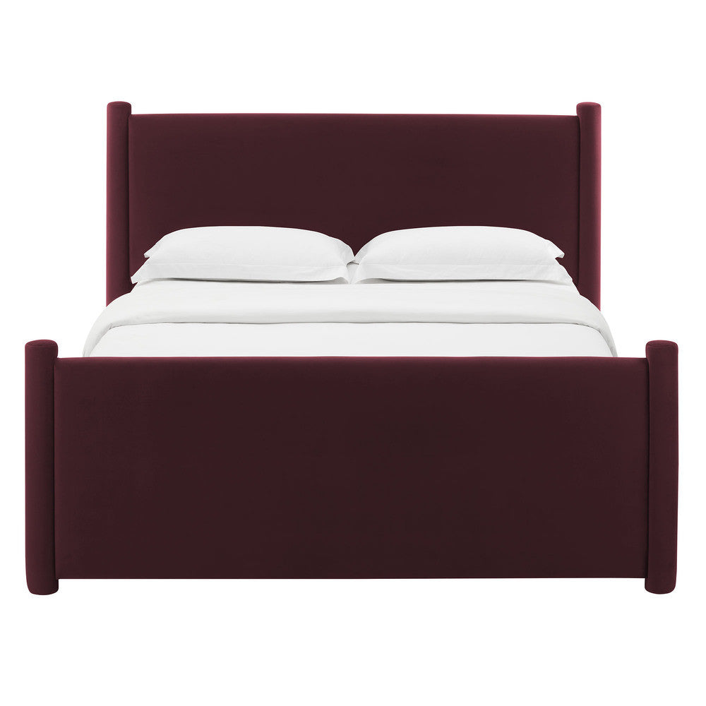 Modway Rael Performance Velvet Full Platform Bed by Modway-MOD-7174