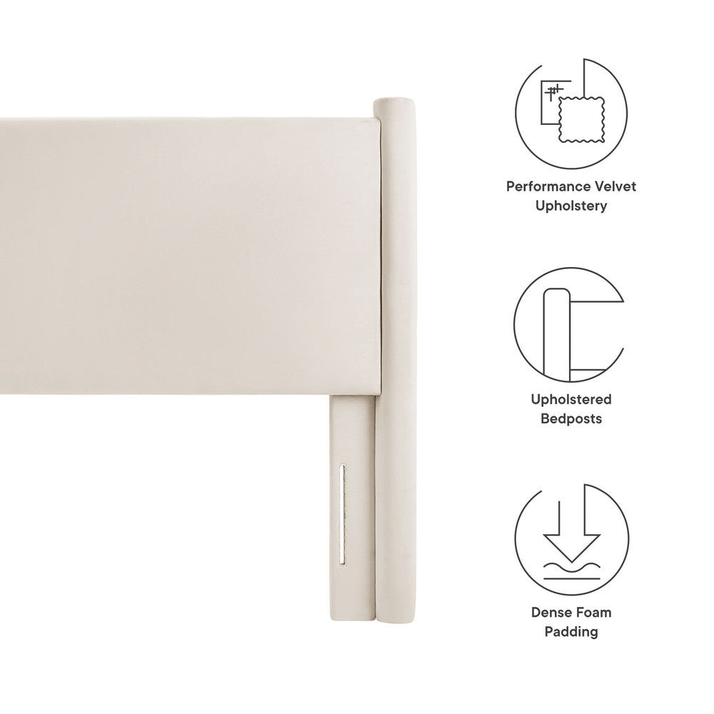 MOD-7180 Rael Performance Velvet King Headboard by Modway