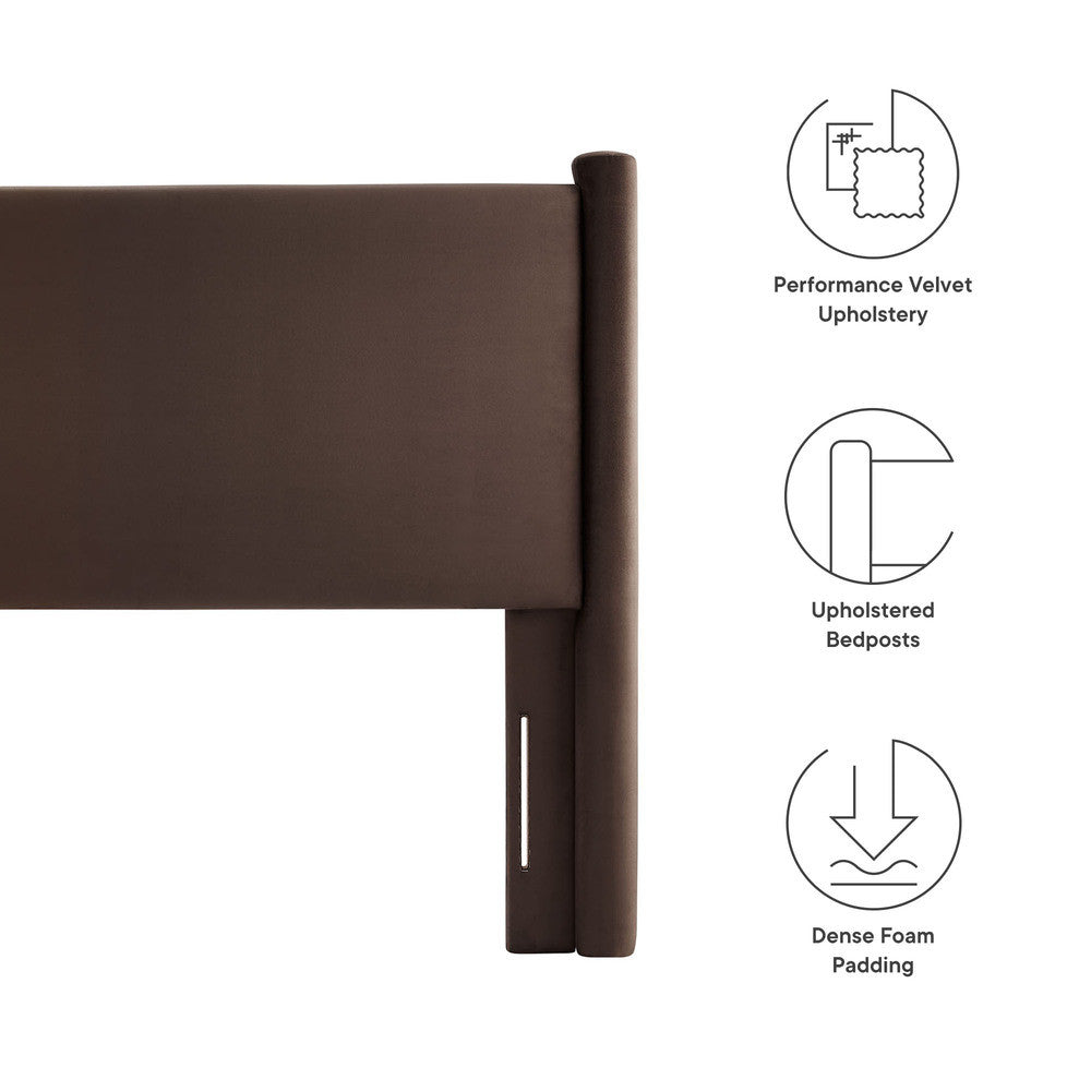 MOD-7180 Rael Performance Velvet King Headboard by Modway