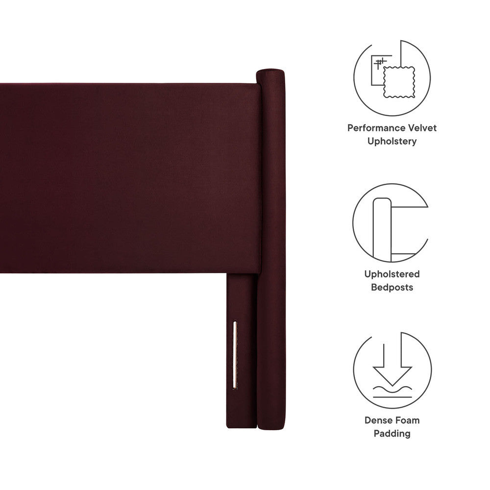 MOD-7180 Rael Performance Velvet King Headboard by Modway