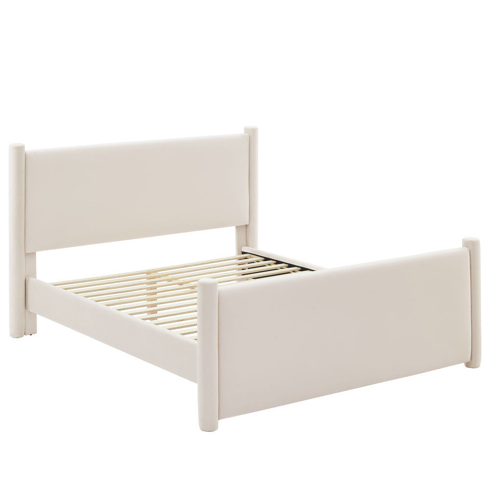 Modway Rael Performance Velvet King Platform Bed by Modway-MOD-7176
