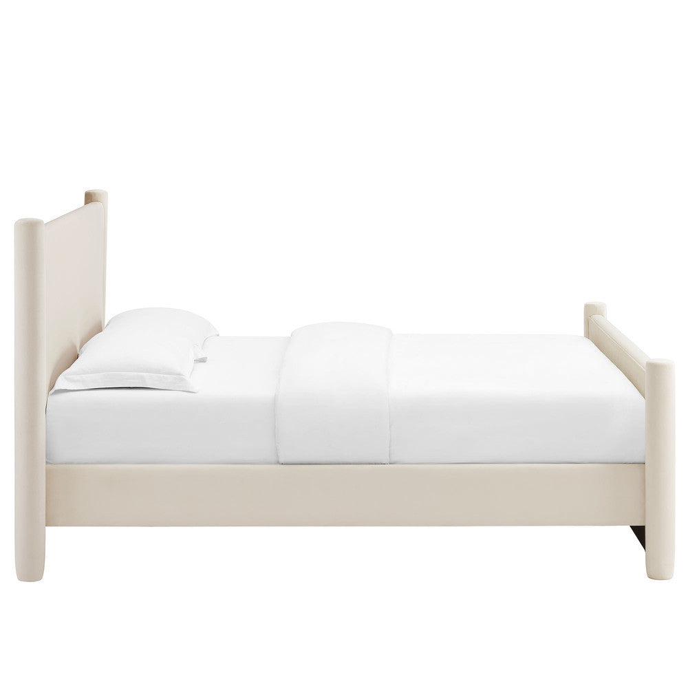 Modway Rael Performance Velvet King Platform Bed by Modway-MOD-7176
