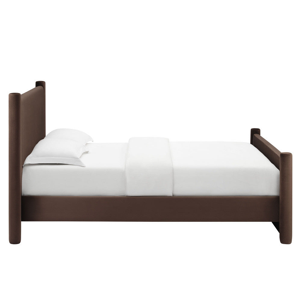 Modway Rael Performance Velvet King Platform Bed by Modway-MOD-7176