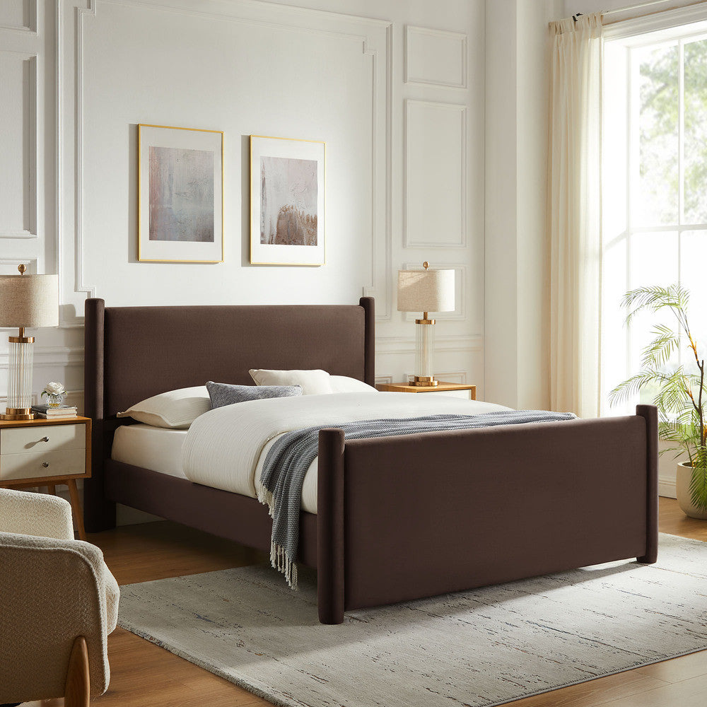 Modway Rael Performance Velvet King Platform Bed by Modway-MOD-7176