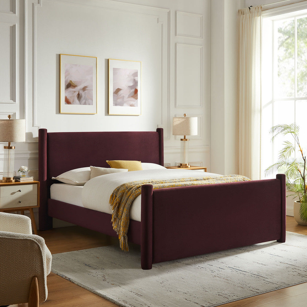Modway Rael Performance Velvet King Platform Bed by Modway-MOD-7176