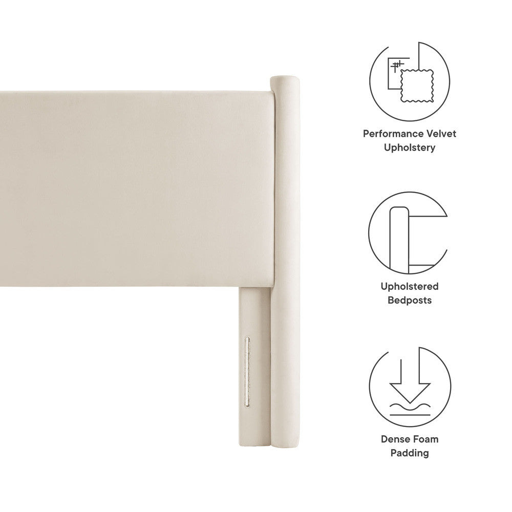 MOD-7177 Rael Performance Velvet Twin Headboard by Modway