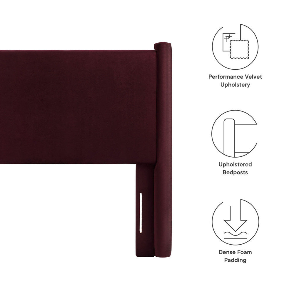 MOD-7177 Rael Performance Velvet Twin Headboard by Modway
