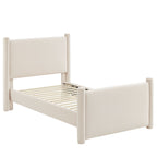 Modway Rael Performance Velvet Twin Platform Bed by Modway-MOD-7173