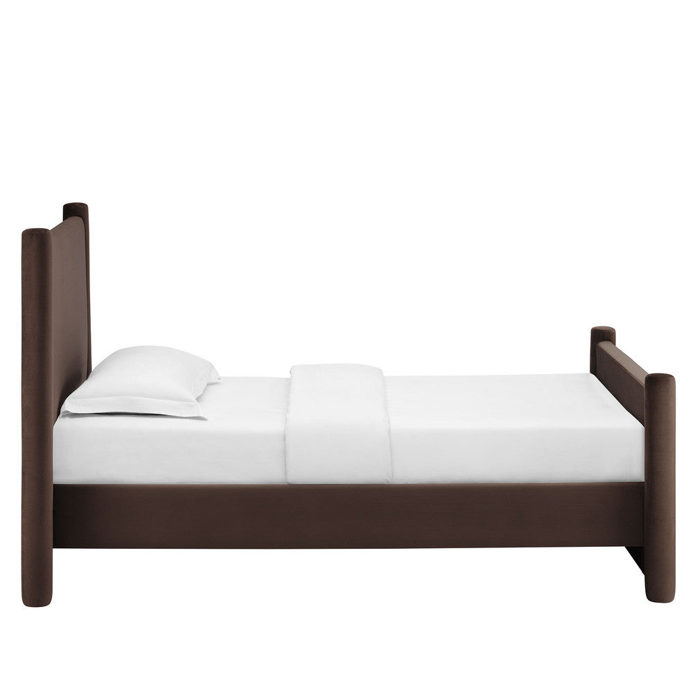Modway Rael Performance Velvet Twin Platform Bed by Modway-MOD-7173