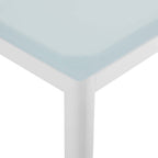 EEI-3576-WHI Raleigh 59" Outdoor Patio Aluminum Dining Table by Modway
