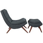 Modway Ramp Upholstered Fabric Lounge Chair Set by Modway-EEI-2143