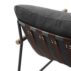 Modway Raya Outdoor Patio Boucle Lounge Chair and Ottoman by Modway-EEI-7292-CHA