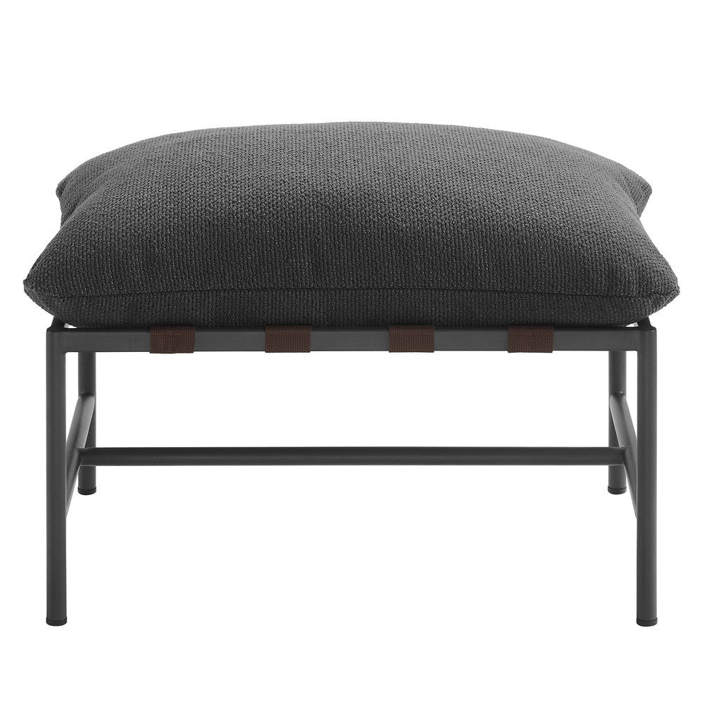Modway Raya Outdoor Patio Boucle Ottoman by Modway-EEI-7161-CHA  4