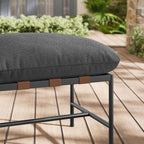 Modway Raya Outdoor Patio Boucle Ottoman by Modway-EEI-7161-CHA  7