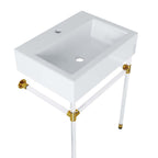EEI-5535-ACR-WHI Redeem 24" Acrylic Wall-Mount Bathroom Vanity by Modway