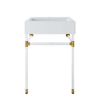 EEI-5535-ACR-WHI Redeem 24" Acrylic Wall-Mount Bathroom Vanity by Modway