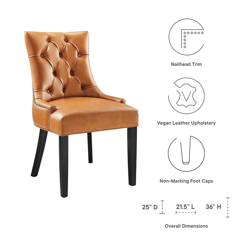 EEI-2222 Regent Tufted Vegan Leather Dining Chair by Modway
