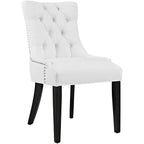EEI-2742-WHI-SET Regent Vinyl Dining Side Chair Set of 2 by Modway