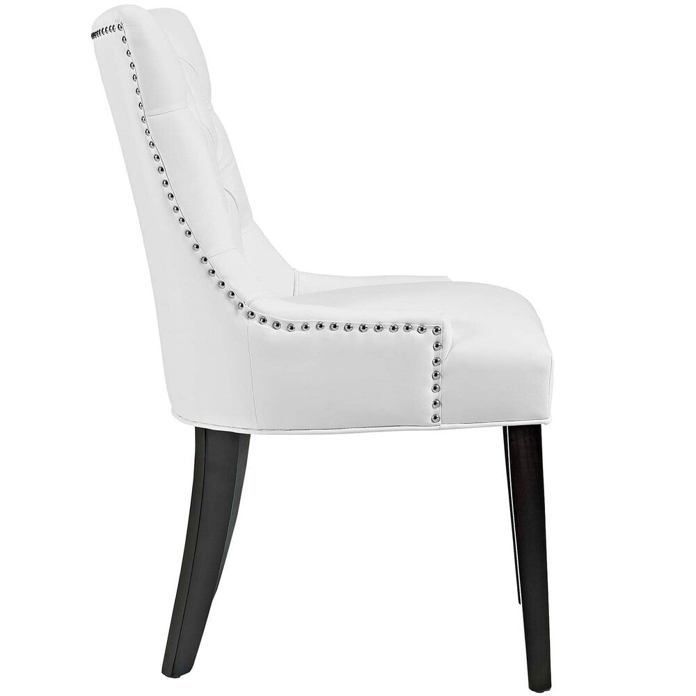 EEI-2742-WHI-SET Regent Vinyl Dining Side Chair Set of 2 by Modway