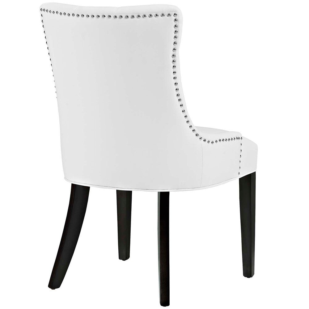 EEI-2742-WHI-SET Regent Vinyl Dining Side Chair Set of 2 by Modway